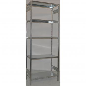 Scaffalatura zincata 80x40x242 cm (variante)