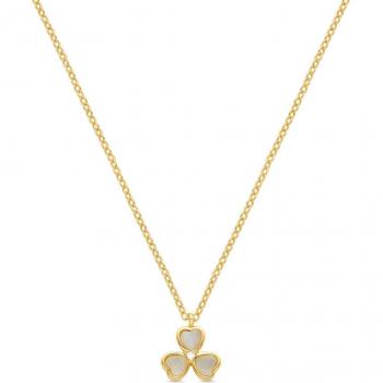 Collar Luxenter Trébol acabado oro 18K