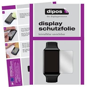 Dipos Crystalclear Displayschutzfolie für Smartwatch, transparent
