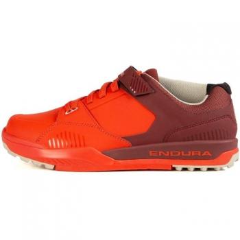 Endura MT500 Burner Clipless MTB Shoes - Red EU41