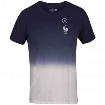 Hurley Männer Trikot – Frankreich Fußball-Nationalteam (inkl. Logo, Größe L, weiß mit roten Akzenten)