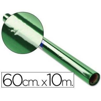 PAPEL CELOFAN LIDERPAPEL ROLLO VERDE -0,60 X 10 MT