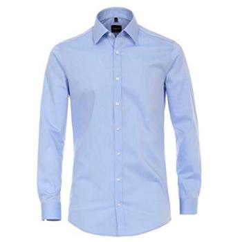 Venti Businesshemd blau Baumwolle