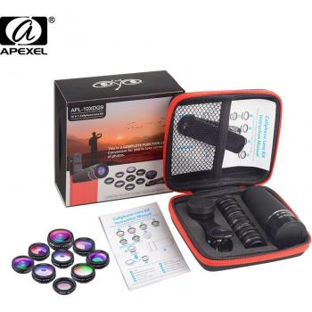 APEXEL 10-in-1 Phone Lens Set