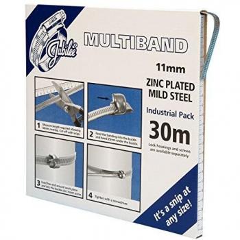 Jubilee Mild Steel Multiband Strip 11mm 30m