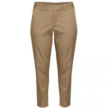 Leana 7/8 Women's Beige Chino Pants
