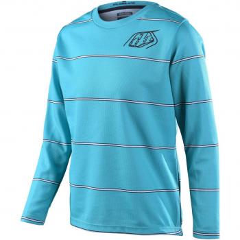 Maglia Ciclo Giovani Lee Flowline Revert Turchese Lunga M