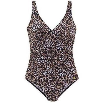 LASCANA Badeanzug Braun Unifarben für Damen - 40B