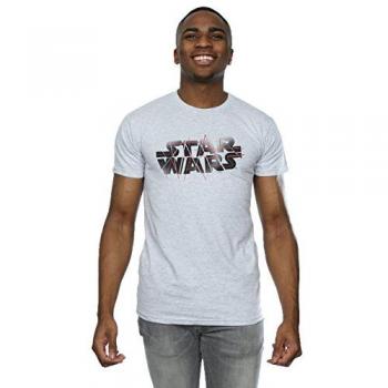 T-shirt Star Wars Uomo L'Ultimo Jedi con Stampa Spray