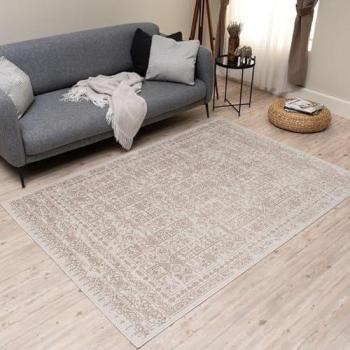 Light Beige Classic Area Rug 160cm by 230cm