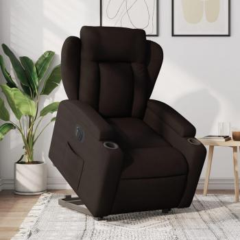VidaXL Relaxsessel Dunkelbraun mit elektrischer Aufstehhilfe