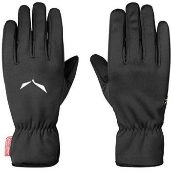 Lange unisex Handschuhe Salewa Gore Windstopper Finger schwarz