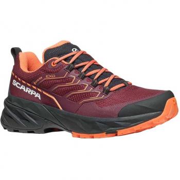 Zapatillas Scarpa Rush 2 GORE-TEX burdeos-naranja polvo mujer - 38