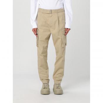 Pantaloni cargo beige in cotone DSQUARED2 taglia 52