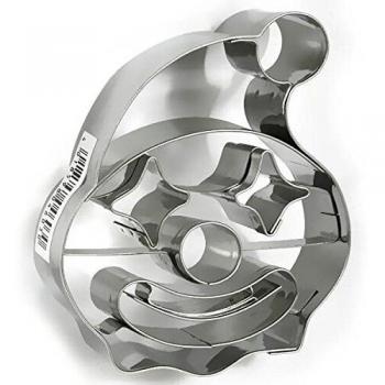 Städter Silberschmuck‑Ausstecher: Clownskopf 9 cm in Edelstahl