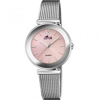 Lotus Damen Edelstahl Quarz Analoguhr – Serie 18434/C