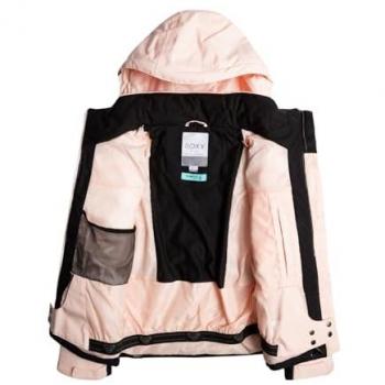 Roxy Jetty Kinder Kapuzenjacke schwarz/rosa - 8