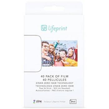 Papier Photo LifePrint 76×114 mm Auto‑adhésif (10 feuilles)