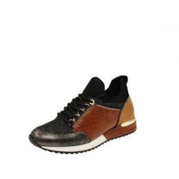 La Strada Damenschuhe Schnürschuhe Sportive Schnürer Braun Freizeit, Schuhgröße:38 EU