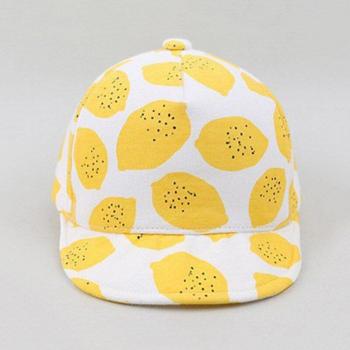 Gorro de béisbol suave de limón para bebé
