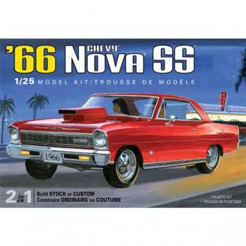 AMT Skill 2 1966 Chevy Nova SS 2-in-1 1:25 Scale Model Kit
