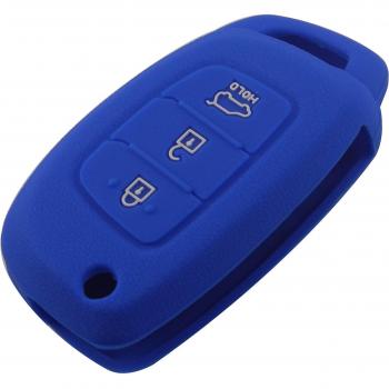 Étui de clé silicone avec support à distance pour Hyundai Creta, I10, I20, Tucson, Elantra et Santa Fe