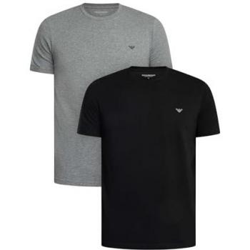 Lot de 2 T-shirts Emporio Armani Col Ras du Cou
