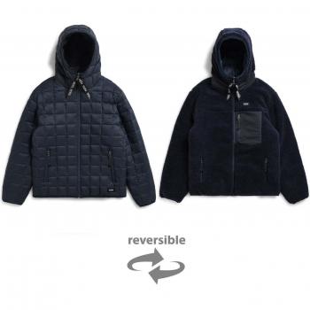 Taion Mountain Down Reversible Hooded Puffer with Boa System