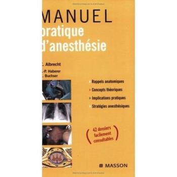 Manuel pratique d'anesthésie