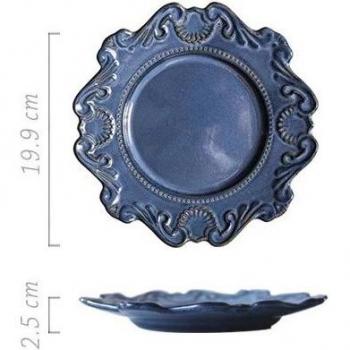 Nordic Retro Ceramic Tableware - Rice Bowl, Soup Bowl, Noodle Bowl, Dessert Plate, Salad Plate, Breakfast Plate