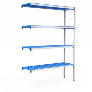 Rayonnage à angle 4 étages – Profondeur 385 mm – Dimensions 685‑1920 mm – Pujadas