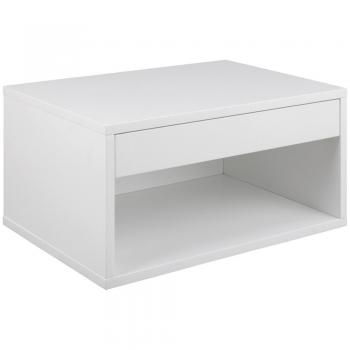 EBUY24 Comodino Cholet, bianco