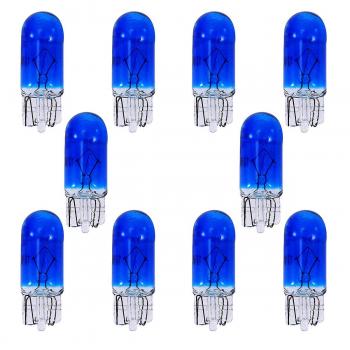 Lámpara Interior Coche 10pcs T10 W5W 8000K