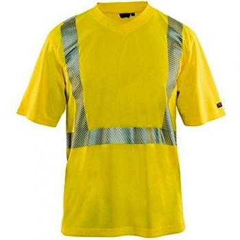 BLAKLÄDER® unisex Warnschutz T-Shirt 3386, gelb, L