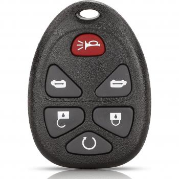 Kutery 6 Buttons Smart Remote Key Fob Cover for Buick