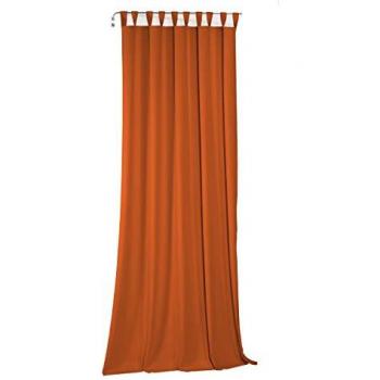 Vorhang WIRTH Newbury Gr. 5, orange (terrakotta), B:130cm H:245cm