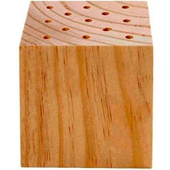 Cube en bois pour fleurs séchées - Rico Design