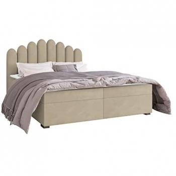 Stamford 100 Cama Continental Doble de 140x200 con Tapiz y Somieres
