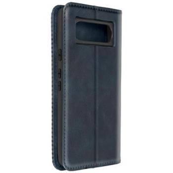 Funda Protectora Google Pixel 8 con Tarjetero y Soporte - Diseño Azul