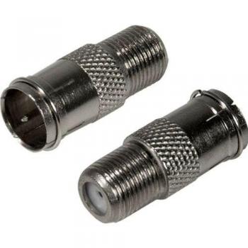Quick-Adapter für F-Stecker und F-Kompressionsstecker 7 mm, 2 Stück
