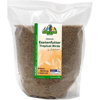 Nourriture Exotique Hugro : 4 kg Mélange de Base pour Oiseaux