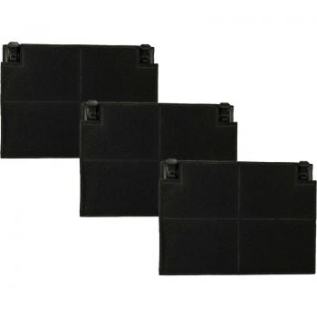 Zanussi 902979355/2 Activated Carbon Filter Pack (3 Pieces) – EFF70, 9029793552, 19.5x13.9x2.2 cm