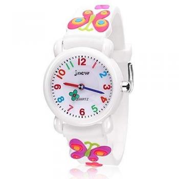 Kinderuhr, Armbanduhr für Jungen und Mädchen, wasserdicht bis 30M, Analog Quarz, 3D Cartoon Stil, Digitale Kinderuhr, Silikonarmband