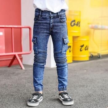 Pantalon Denim Extensible Cowboy pour Garçon – Été/Automne