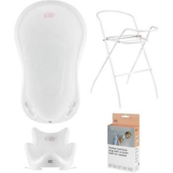 Baignoire HYLAT pour Bébé - Certifiée TÜV - Ensemble 4 Pièces - Collection Lite