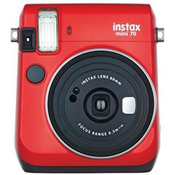 Fujifilm Instax Mini 70 - Sofortbildkamera (Rot) Modell: Instax Mini 70