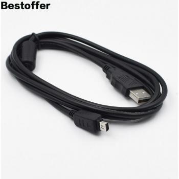 Conector USB 12‑Pines Olympus Digital 1,5 m – Cable de Cobre con Anillo Magnético