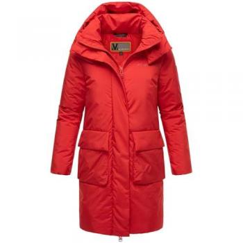 Damen‑Winterjacke Marikoo “Nanami” 16 – Kapuze, Salsa Rot (Größe S)