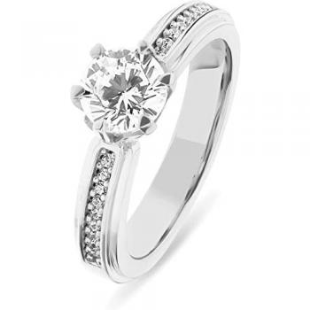 JETTE Damenring DIAMOND 88601025 925er Silber