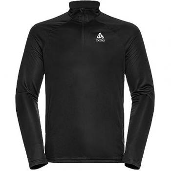 Odlo maglia a maniche lunghe con zip 1/2 Essential - Nero